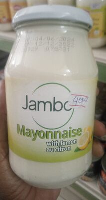 Jambo Mayonnaise With Lemon (Au citron)- 500ml